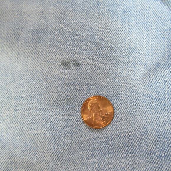 Old Navy Jeans Mens 32X30 Blue Skinny Built In Flex Distressed Y2K Punk Grunge - Picture 4 of 12